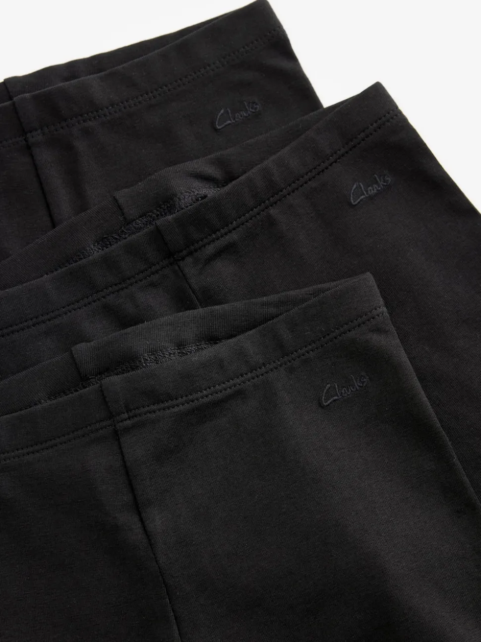 Clarks Black School Jersey Cycling Shorts 3 Pack