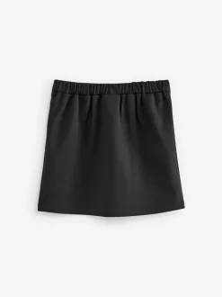 Clarks Black Senior Girls School Ponte Pencil Skirt