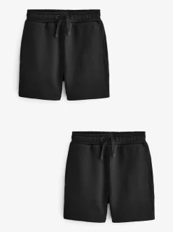 Clarks Black Sweat Shorts 2 Pack
