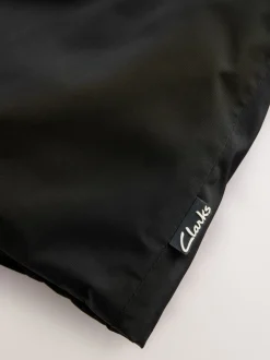 Clarks Black Waterproof Padded Tech Coat