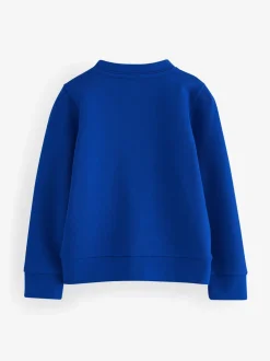 Clarks Blue Girls Bow Sweat School Cardigan