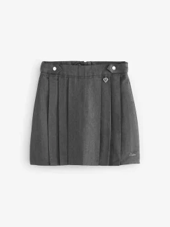 Clarks Grey Pleated School Skirts 2 Pack