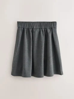 Clarks Grey Pull-On Ponte Skater School Skirts 2 Pack