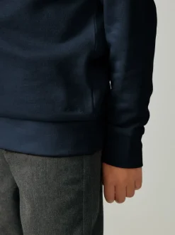 Clarks Navy Blue Unisex Crew Neck School Sweatshirt