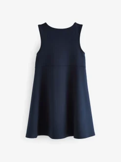 Clarks Navy Clarks School Ponte Pinafore Dress