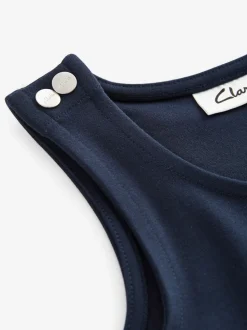 Clarks Navy Clarks School Ponte Pinafore Dress