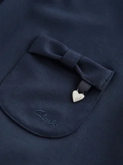 Clarks Navy Clarks School Ponte Pinafore Dress