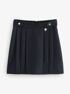 Clarks Navy Pleated School Skirt