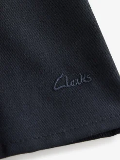 Clarks Navy Pleated School Skirt
