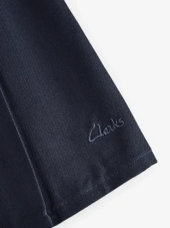 Clarks Navy Pleated School Skirts 2 Pack