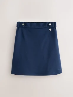 Clarks Navy Pull-On Ponte Pencil School Skirts 2 Pack