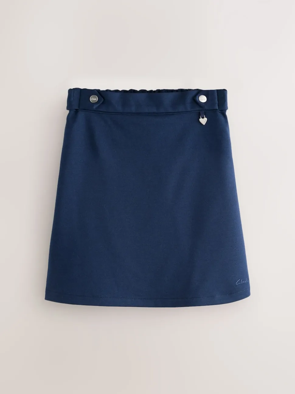 Clarks Navy Pull-On Ponte Pencil School Skirts 2 Pack