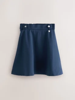 Clarks Navy Pull-On Ponte Skater School Skirts 2 Pack