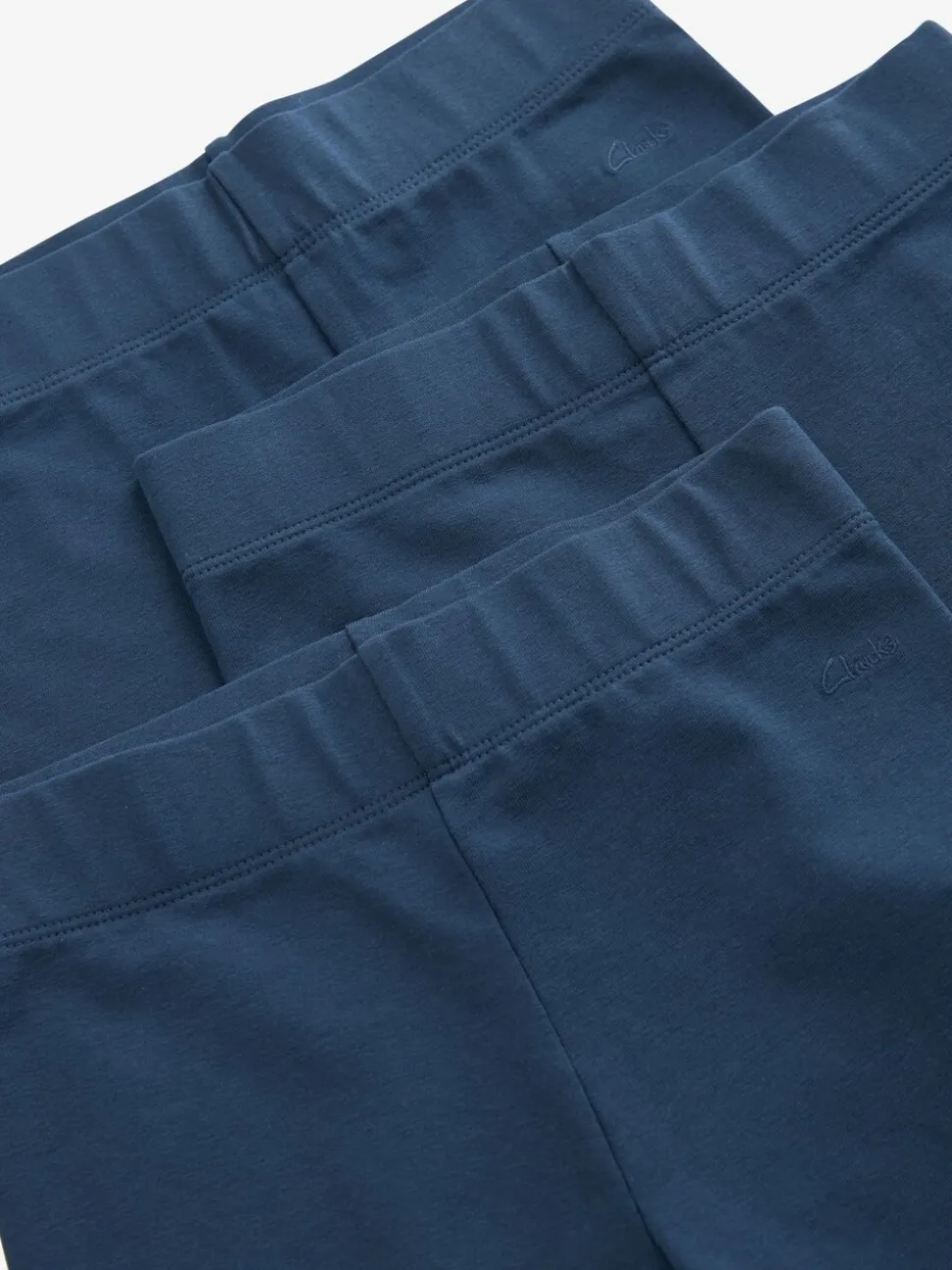 Clarks Navy School Jersey Leggings 3 Pack