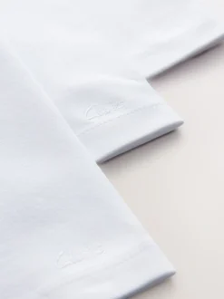 Clarks White School Jersey Cycling Shorts 3 Pack