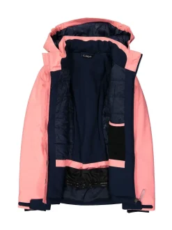 CMP Blue Snaps Hood Kids Ski Jacket