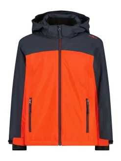 CMP Orange Snaps Hood Winter Sun Kids Ski Jacket
