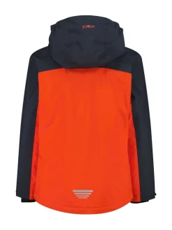 CMP Orange Snaps Hood Winter Sun Kids Ski Jacket