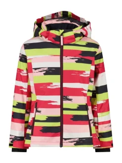 CMP Pink Snaps Hood Kids Ski Jacket