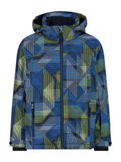 CMP Yellow Snaps Hood Winter Sun Kids Ski Jacket