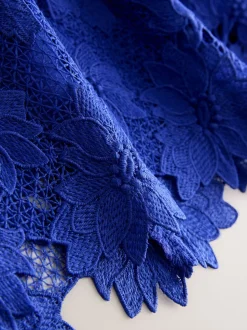 Cobalt Blue Lace Occasion Dress (3-16yrs)