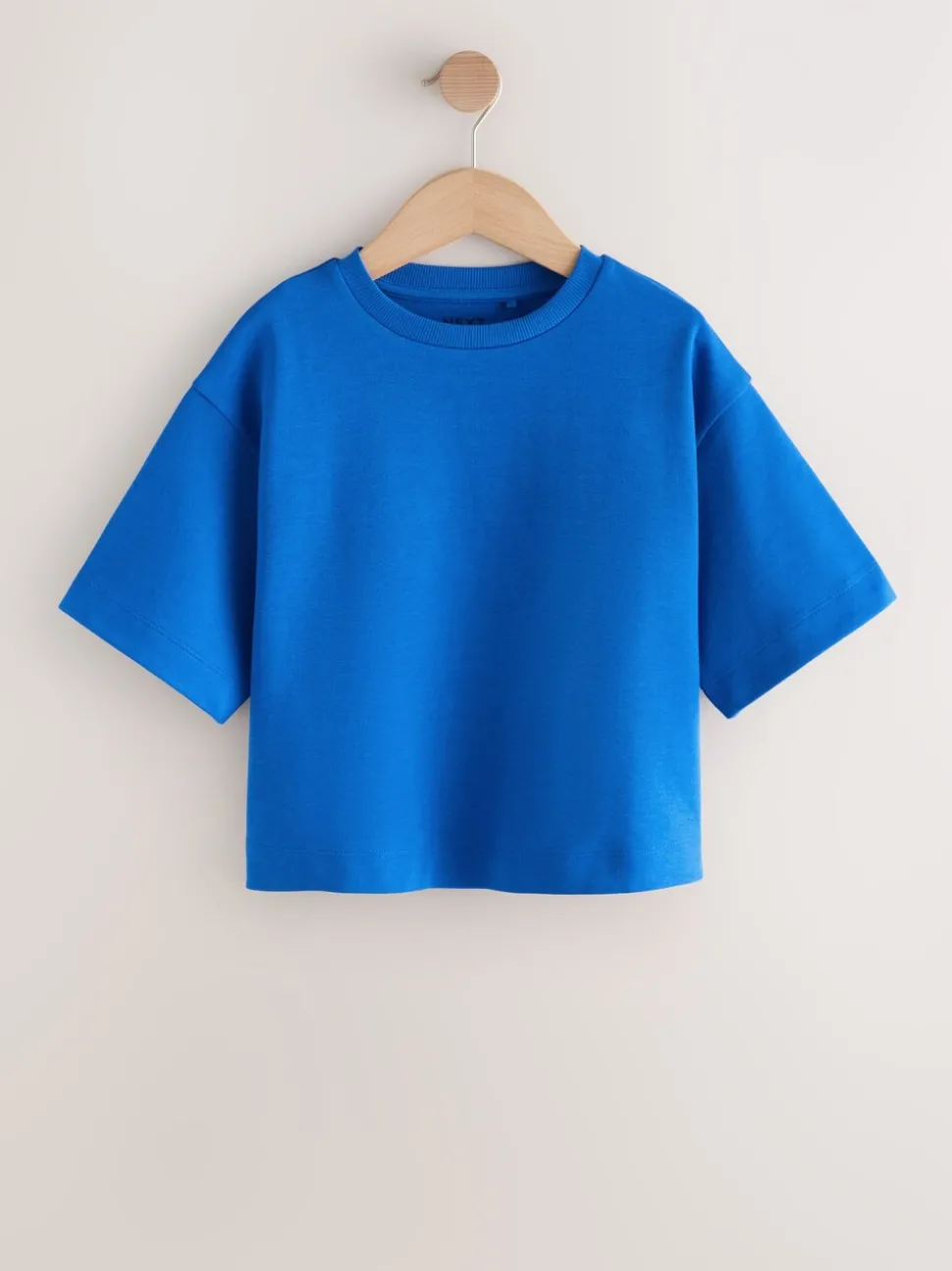 Cobalt Blue Oversized Boxy Heavyweight T-Shirt (3-16yrs)
