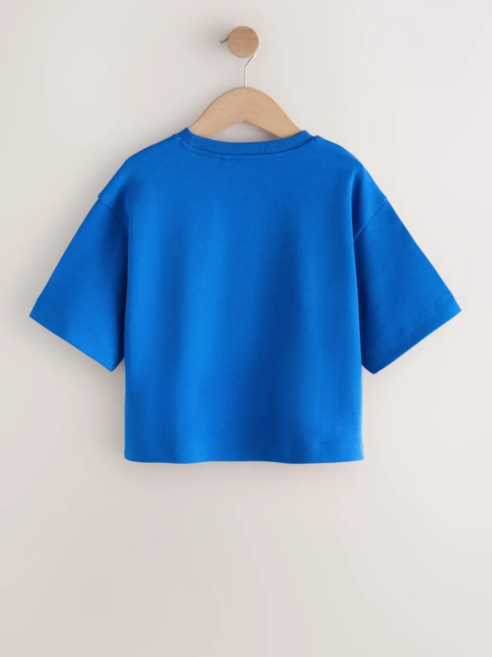 Cobalt Blue Oversized Boxy Heavyweight T-Shirt (3-16yrs)