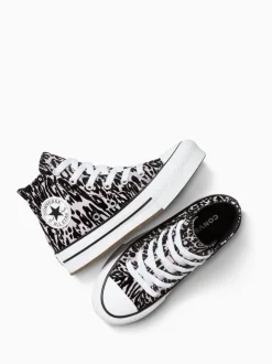 Converse Animal Chuck Taylor Kids EVA Lift Leopard High Trainers