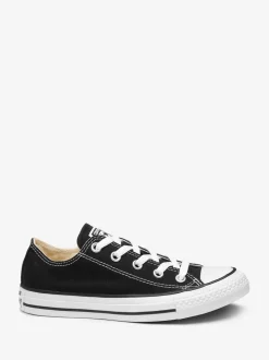 Converse Black Chuck Taylor All Star Ox Junior Trainers