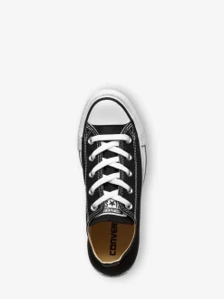 Converse Black Chuck Taylor All Star Ox Junior Trainers