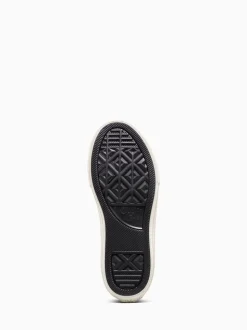 Converse Black Chuck Taylor Kid Leather High Trainers