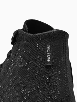 Converse Black Chuck Taylor Kid Leather High Trainers