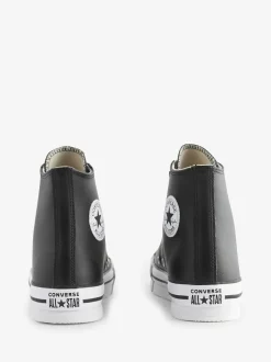 Converse Black EVA Leather Lift Youth Trainers