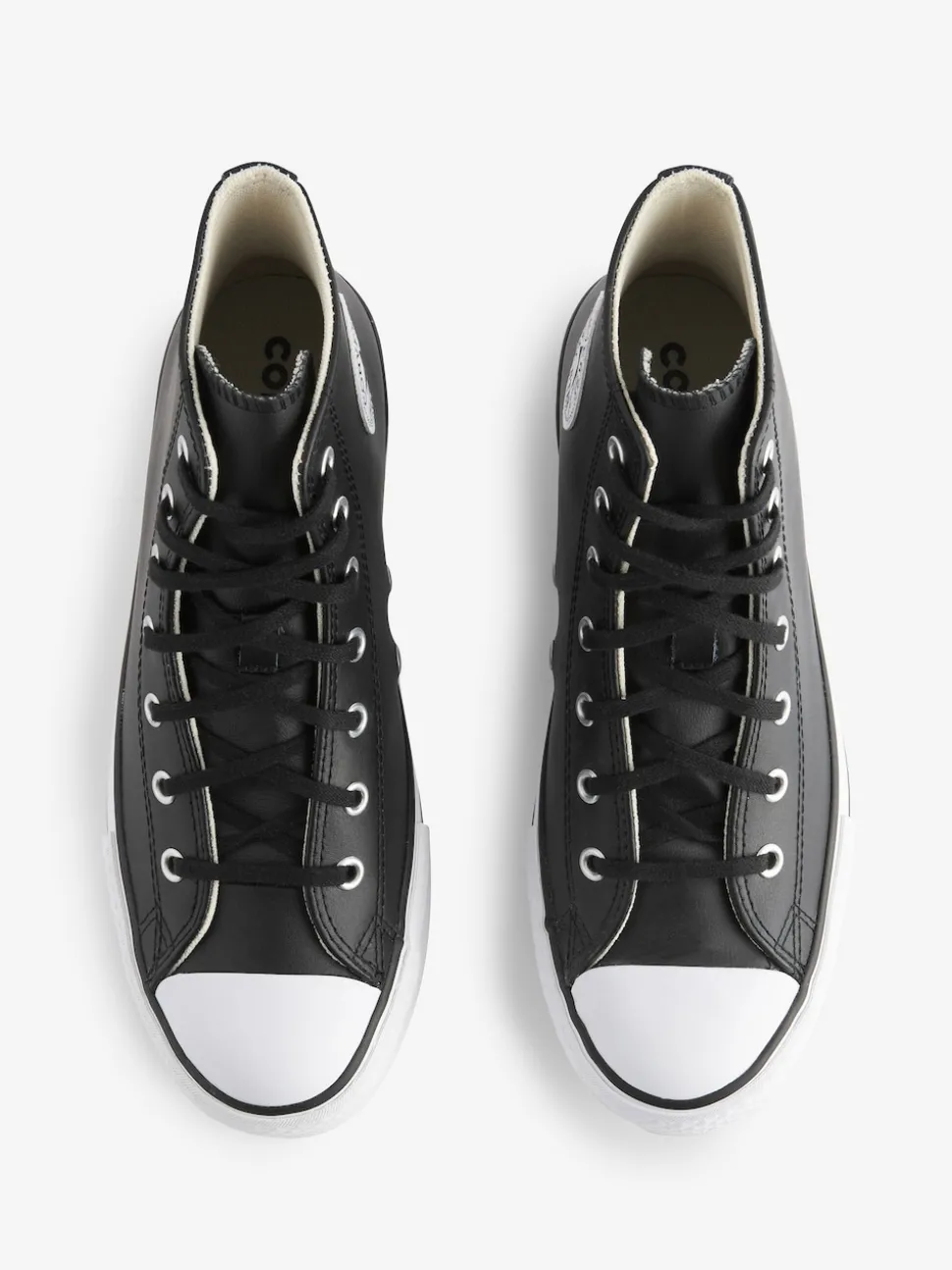 Converse Black EVA Leather Lift Youth Trainers
