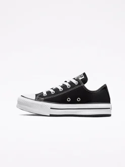 Converse Black EVA Lift Chuck Ox Youth Trainers
