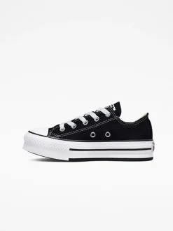 Converse Black Eva Lift Chuck Ox Junior Trainers