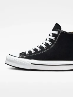 Converse Black Eva Lift High Top Youth Trainers