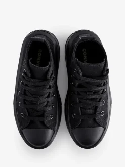 Converse Black Grey Move Platform High Top Junior Trainers