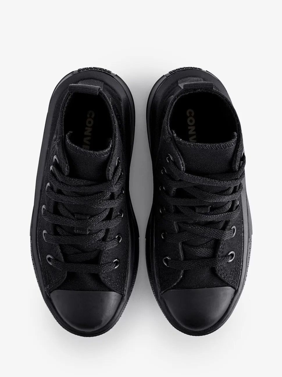 Converse Black Grey Move Platform High Top Junior Trainers