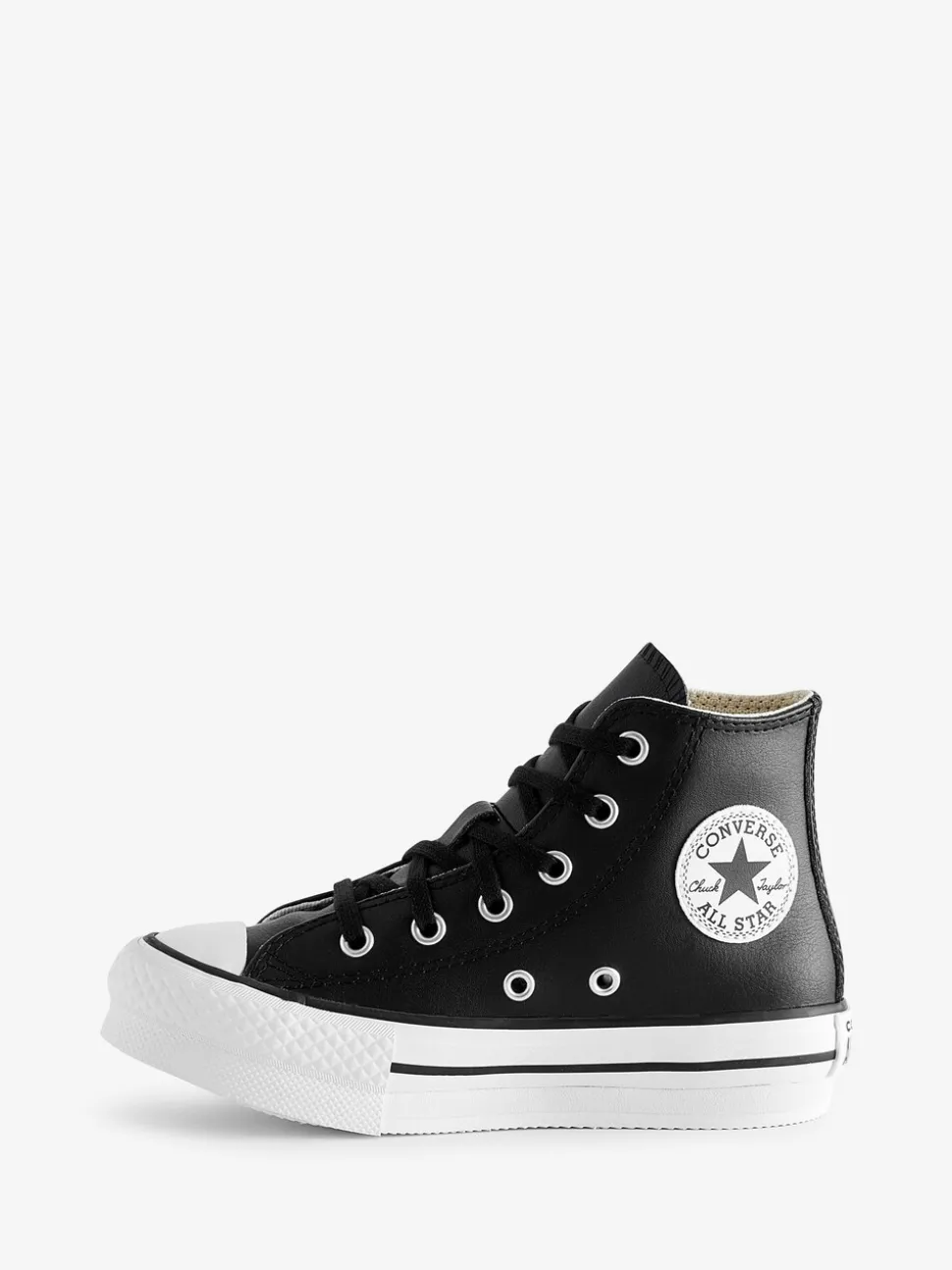 Converse Black Junior All Star Eva Lift Leather Trainers