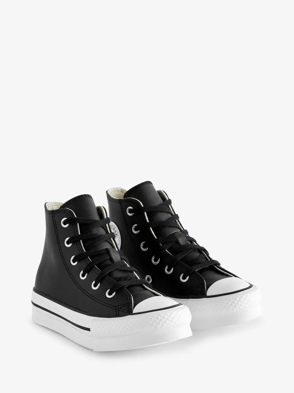Converse Black Junior All Star Eva Lift Leather Trainers