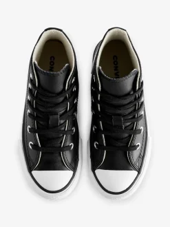 Converse Black Junior All Star Eva Lift Leather Trainers