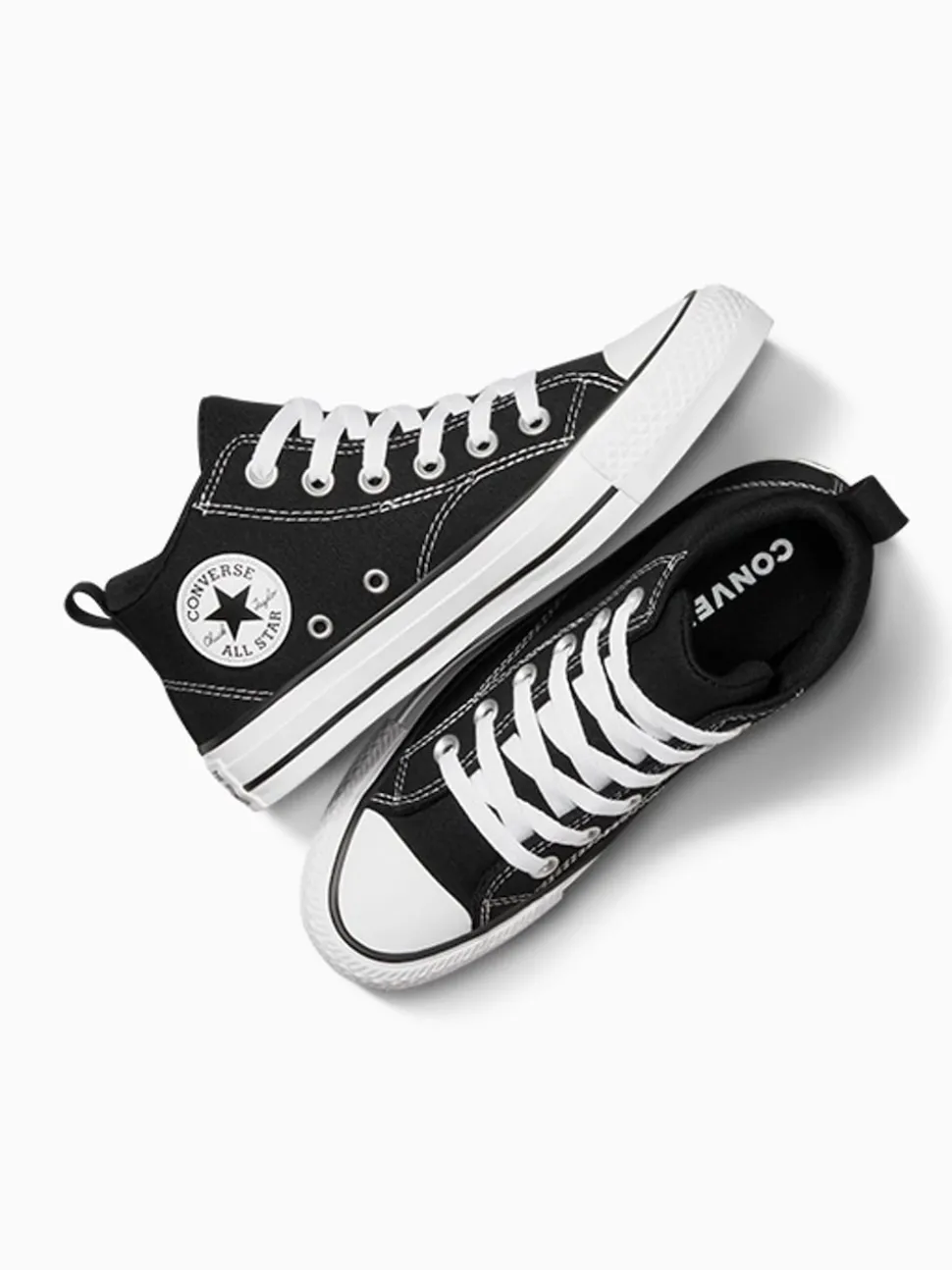 Converse Black Malden Street Youth Trainers