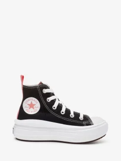 Converse Black Move Platform High Top Junior Trainers