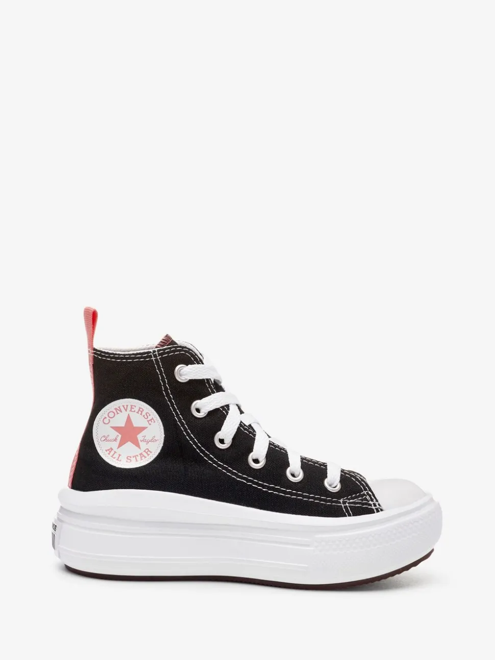 Converse Black Move Platform High Top Junior Trainers
