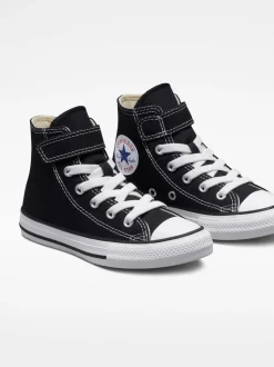 Converse Black 1V High Top Junior Trainers