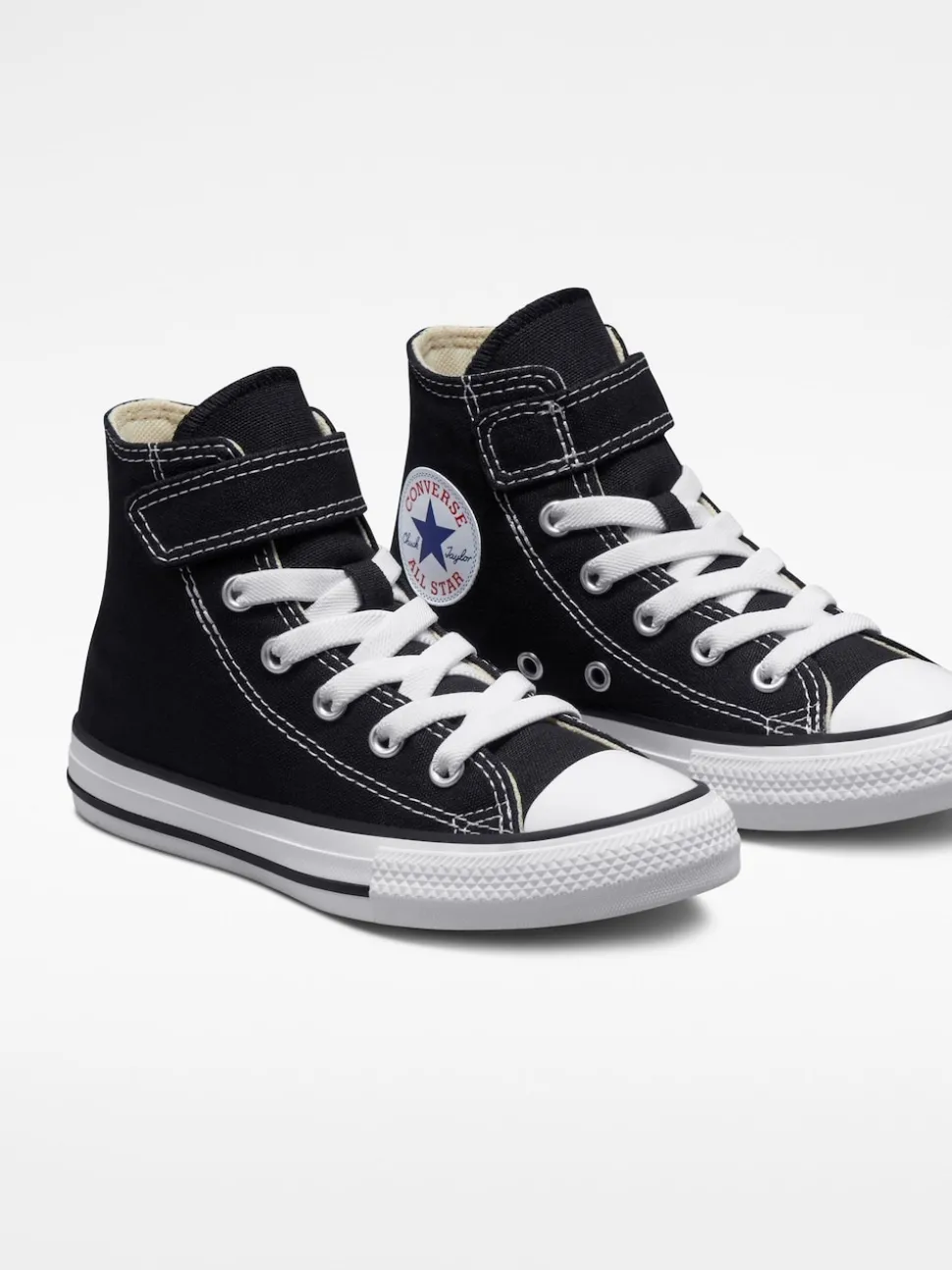 Converse Black 1V High Top Junior Trainers