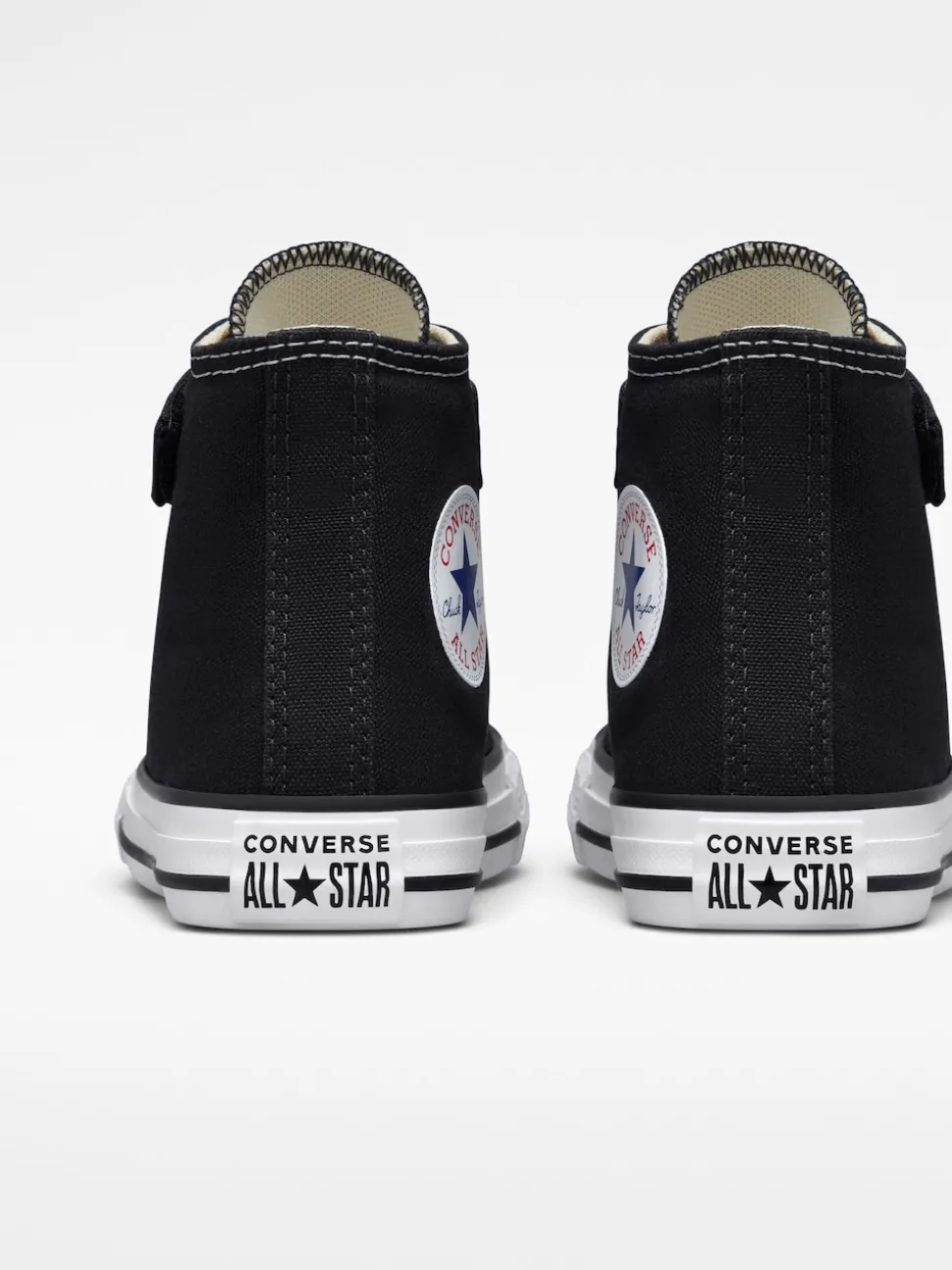 Converse Black 1V High Top Junior Trainers