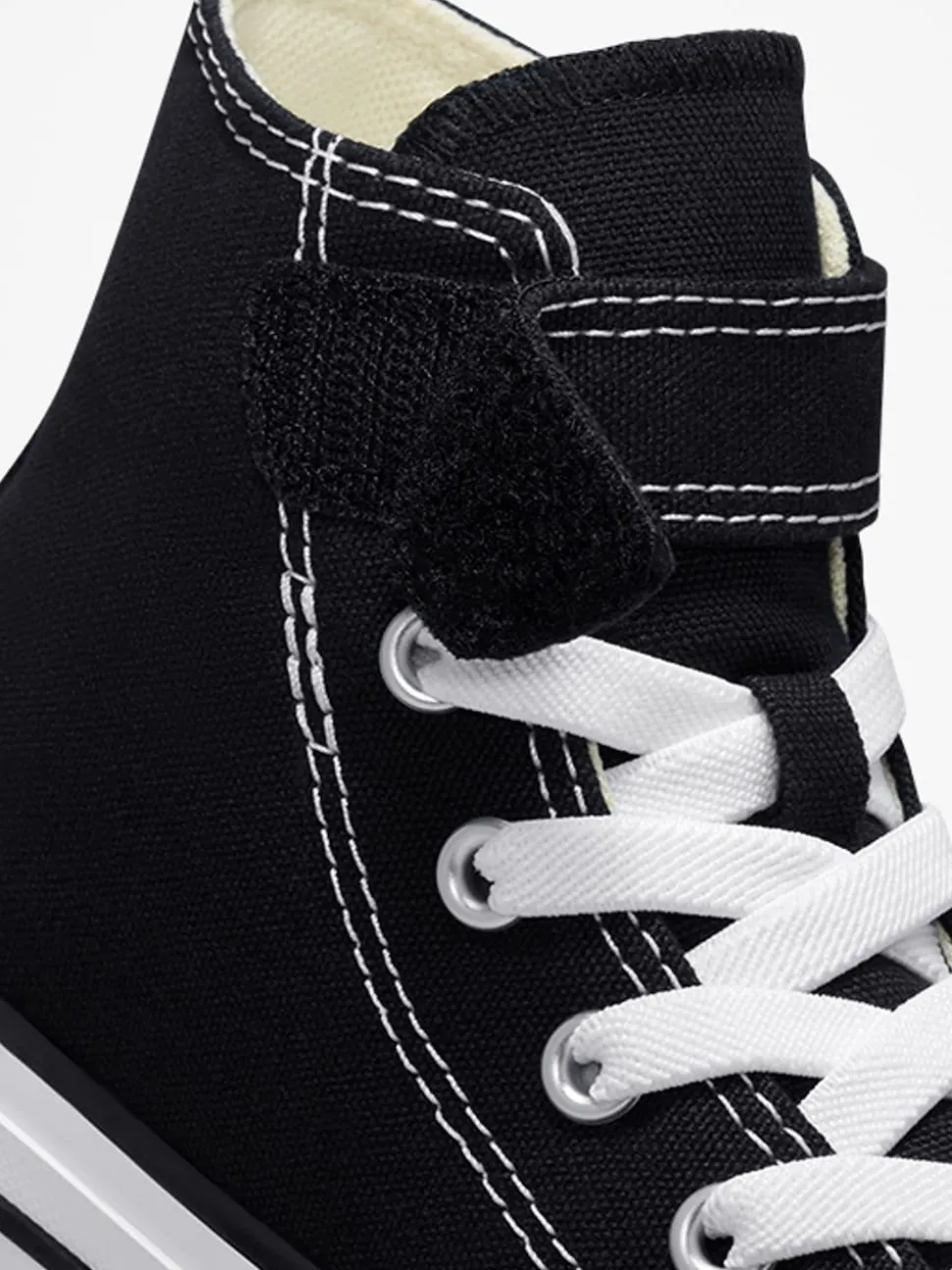 Converse Black 1V High Top Junior Trainers
