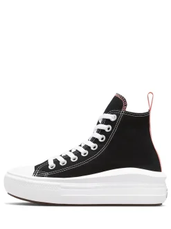 Converse Black Youth Chuck Taylor Move Trainers
